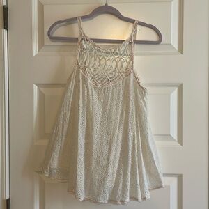 Free People Eyelet Tank Sm